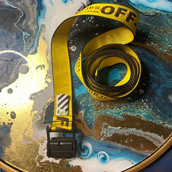 Off-White yellow and black utility belt OS - Picture 4 of 7